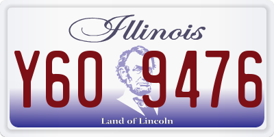 IL license plate Y609476