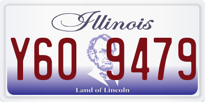 IL license plate Y609479