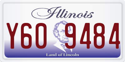 IL license plate Y609484