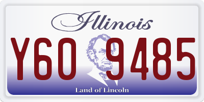 IL license plate Y609485
