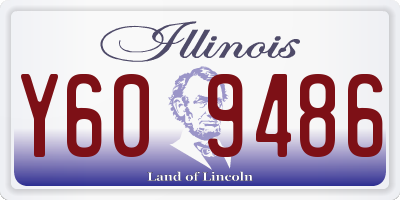 IL license plate Y609486