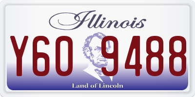 IL license plate Y609488