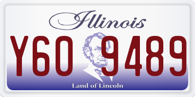IL license plate Y609489
