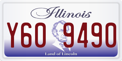 IL license plate Y609490