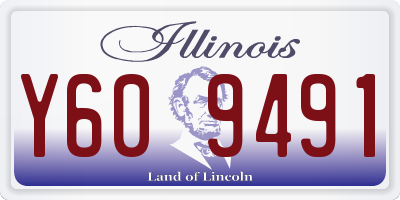 IL license plate Y609491