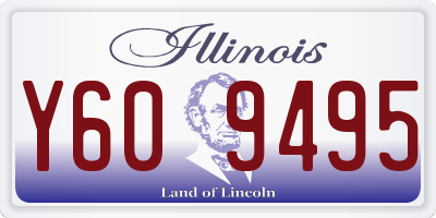 IL license plate Y609495