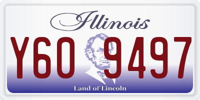 IL license plate Y609497
