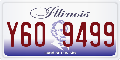IL license plate Y609499