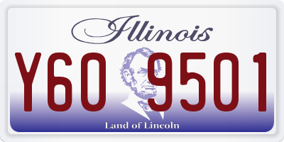 IL license plate Y609501