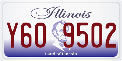 IL license plate Y609502