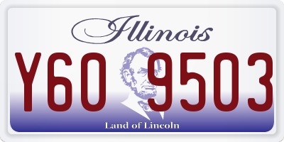 IL license plate Y609503