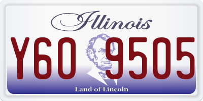 IL license plate Y609505