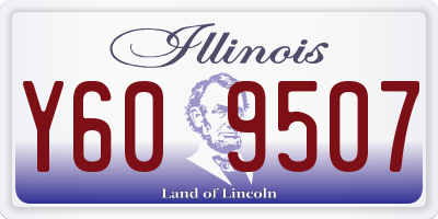 IL license plate Y609507