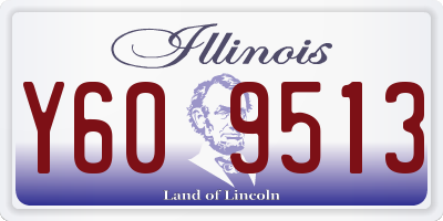 IL license plate Y609513