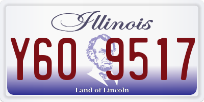 IL license plate Y609517
