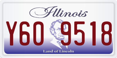 IL license plate Y609518
