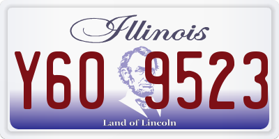 IL license plate Y609523