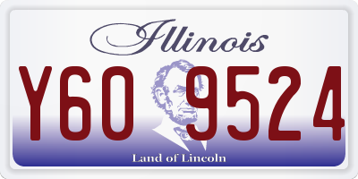 IL license plate Y609524