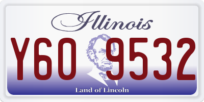 IL license plate Y609532
