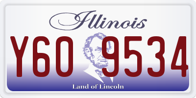 IL license plate Y609534
