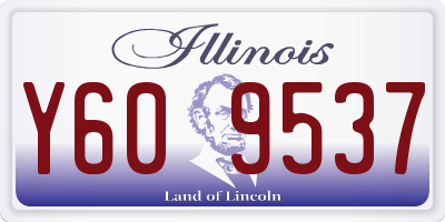 IL license plate Y609537