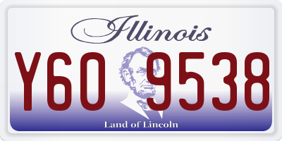IL license plate Y609538