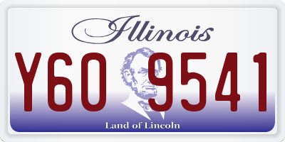 IL license plate Y609541