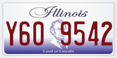 IL license plate Y609542