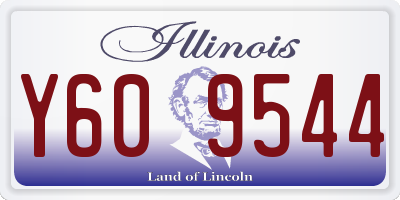 IL license plate Y609544
