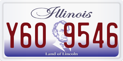 IL license plate Y609546