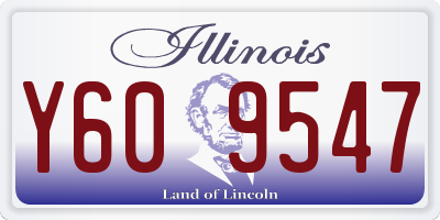 IL license plate Y609547