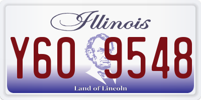 IL license plate Y609548