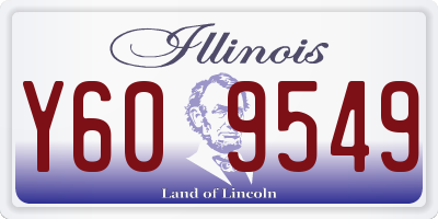IL license plate Y609549