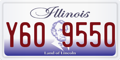 IL license plate Y609550