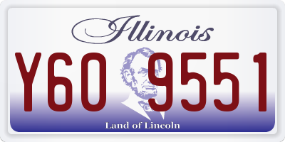 IL license plate Y609551