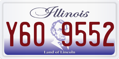 IL license plate Y609552