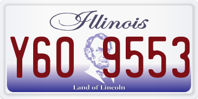 IL license plate Y609553