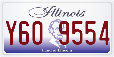 IL license plate Y609554