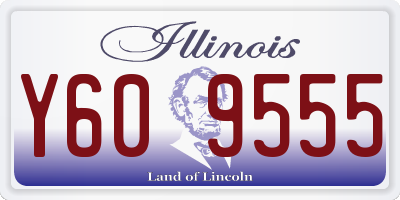 IL license plate Y609555