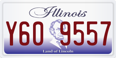 IL license plate Y609557