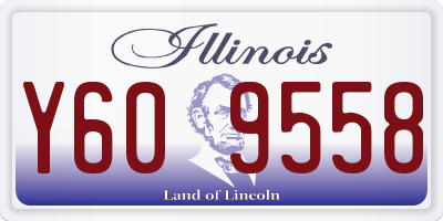IL license plate Y609558