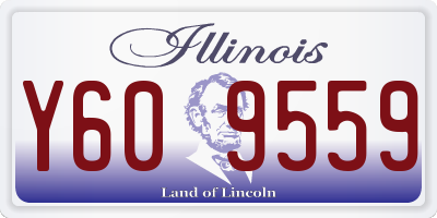 IL license plate Y609559