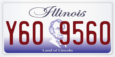 IL license plate Y609560