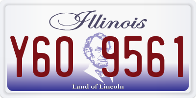 IL license plate Y609561