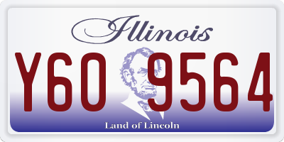 IL license plate Y609564
