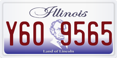 IL license plate Y609565