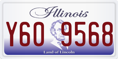 IL license plate Y609568