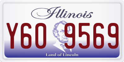 IL license plate Y609569
