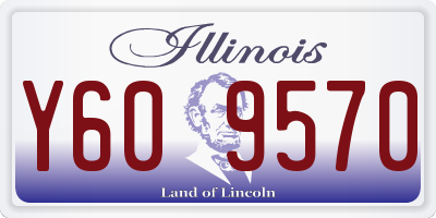 IL license plate Y609570