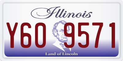 IL license plate Y609571